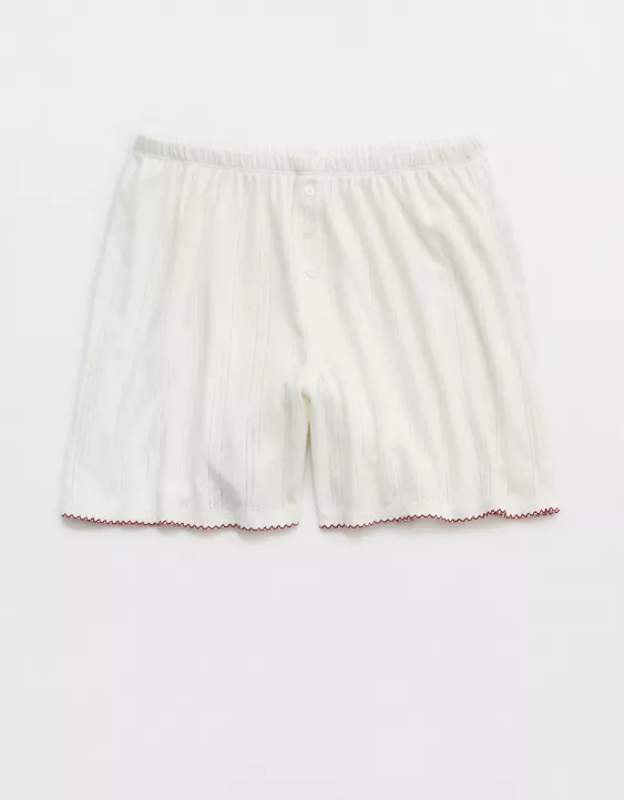 Aeo Aerie Off-Duty Pointelle Boxer