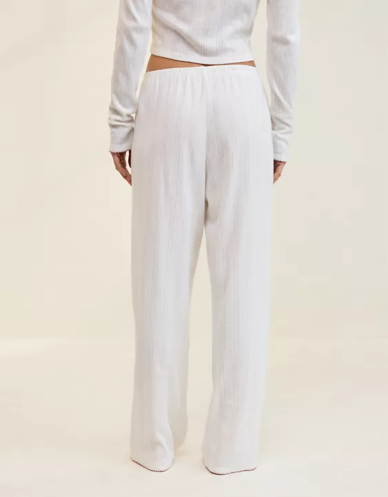 Aeo Aerie Off-Duty Pointelle Trouser PJ