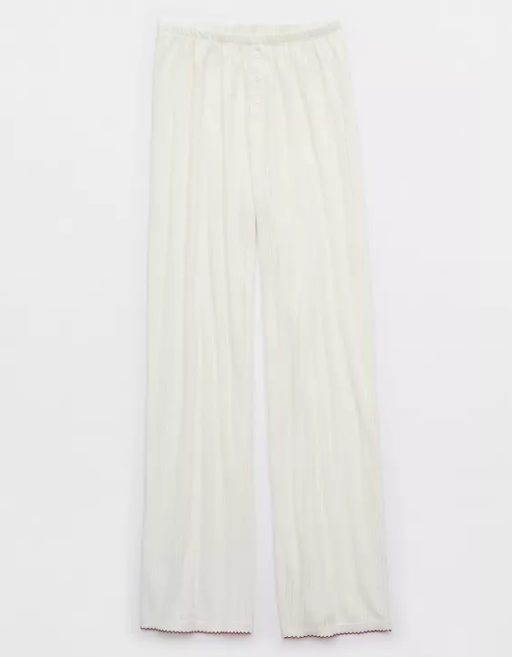 Aeo Aerie Off-Duty Pointelle Trouser PJ