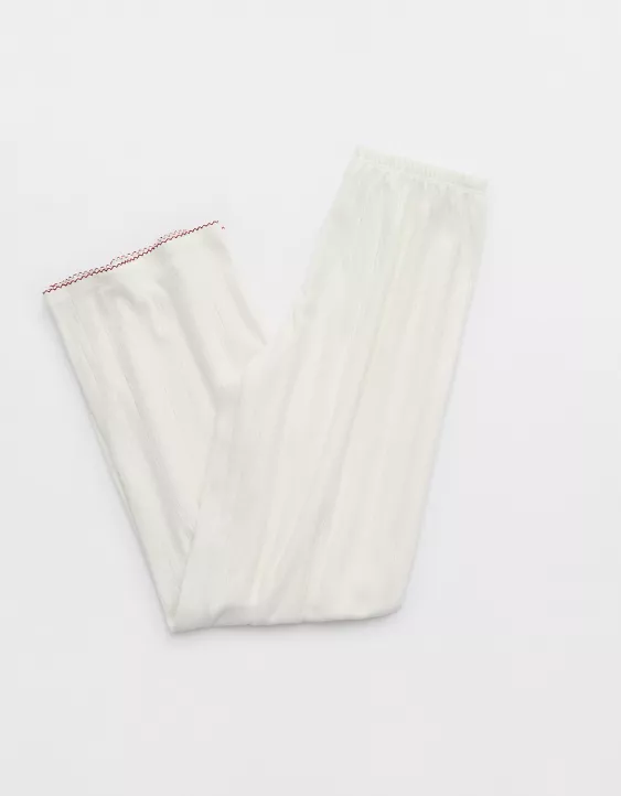 Aeo Aerie Off-Duty Pointelle Trouser PJ