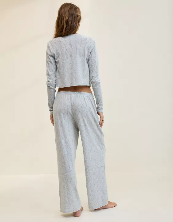 Aeo Aerie Off-Duty Pointelle Trouser PJ