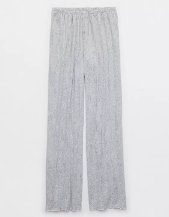 Aeo Aerie Off-Duty Pointelle Trouser PJ