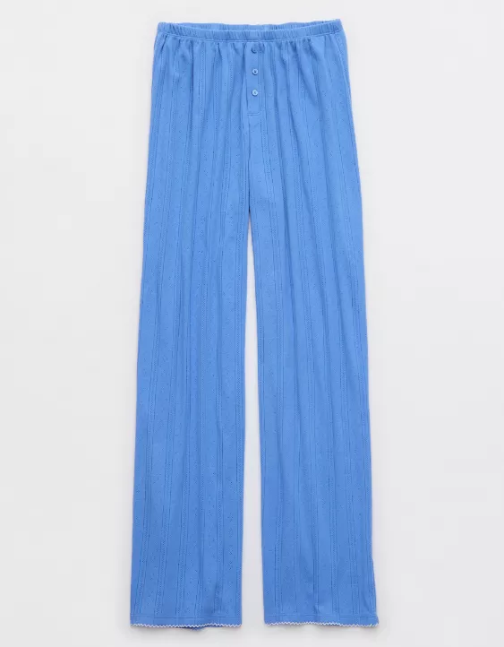 Aeo Aerie Off-Duty Pointelle Trouser PJ