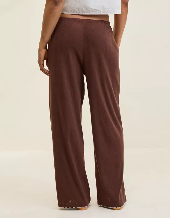 Aeo Aerie Off-Duty Pointelle Trouser PJ