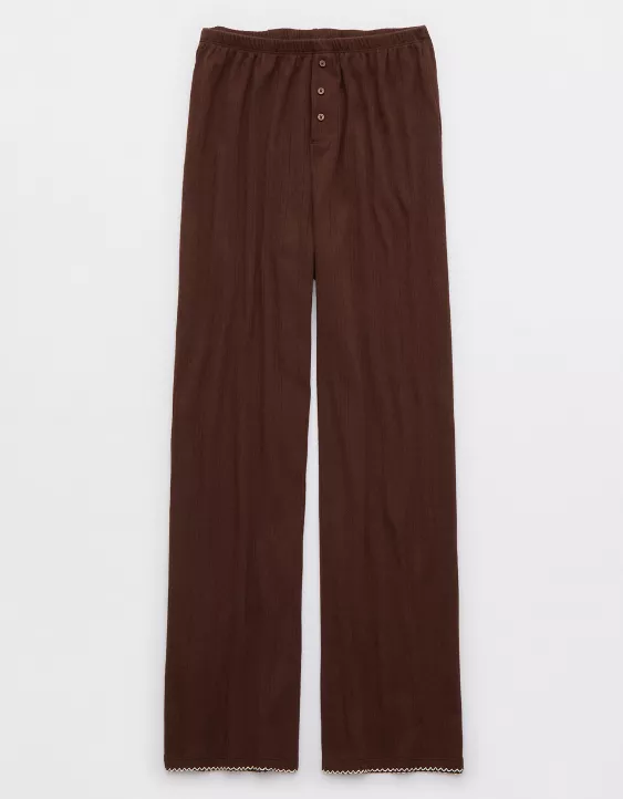 Aeo Aerie Off-Duty Pointelle Trouser PJ