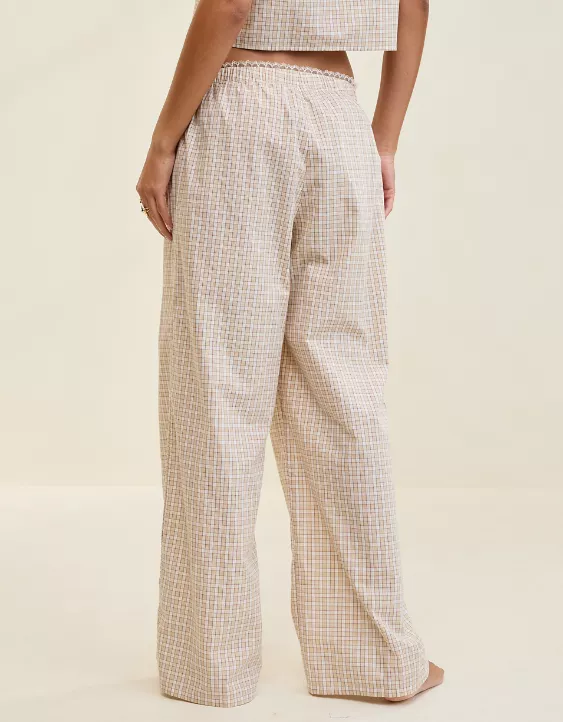 Aeo Aerie Off-Duty Poplin Trouser PJ