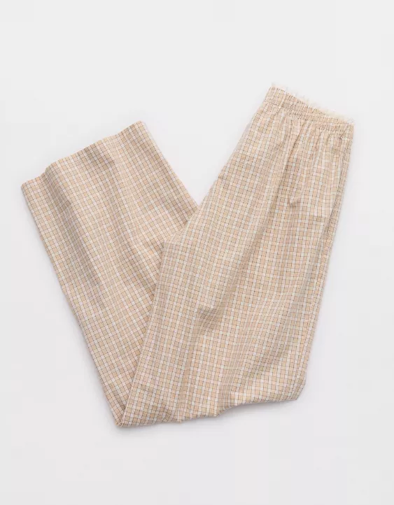 Aeo Aerie Off-Duty Poplin Trouser PJ