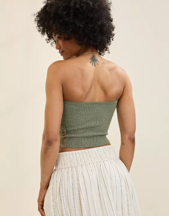 Aeo Aerie Ribbed Sweater Tube Top