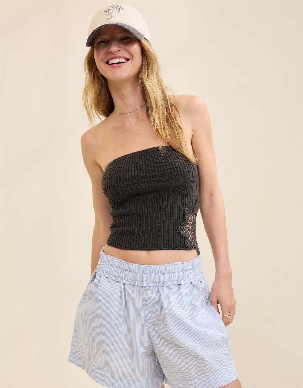 aeo Aerie Ribbed Sweater Tube Top