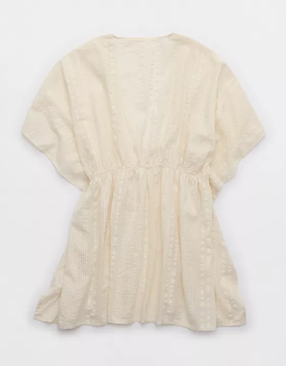 Aeo Aerie Seersucker Gauze Tie Cape