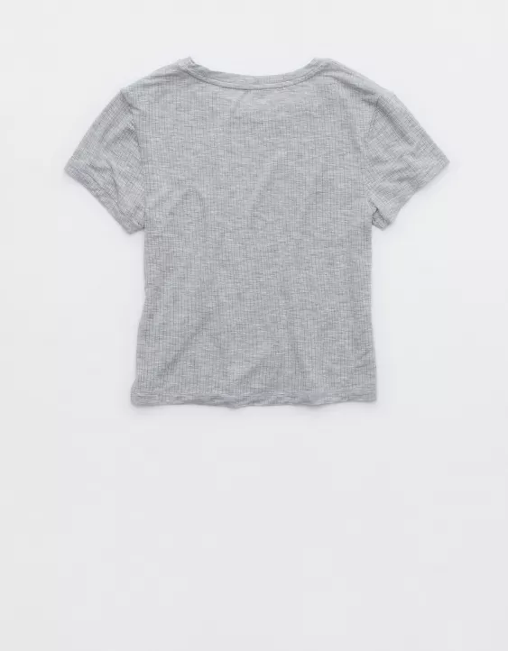 Aeo Aerie Superchill Modal Rib Baby T-Shirt