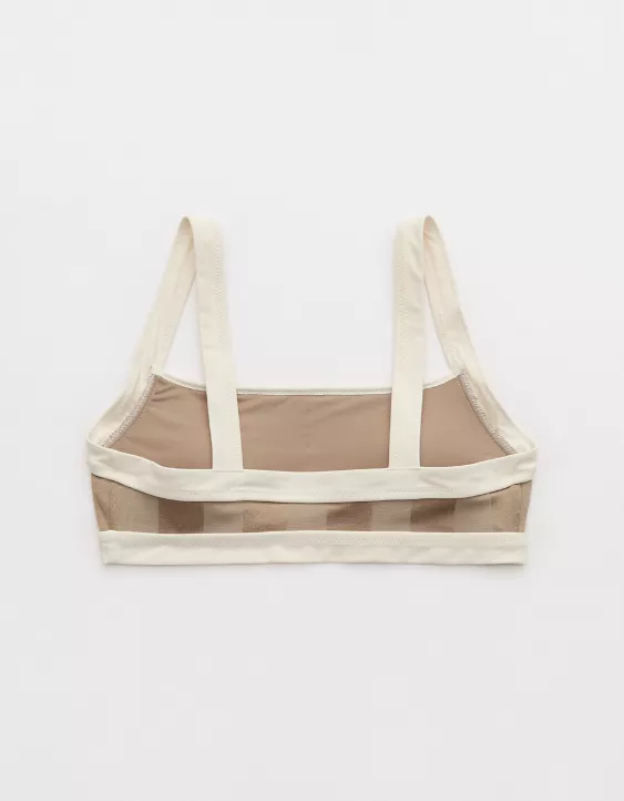 Aeo Aerie The Sandscoop Shine Bikini Top