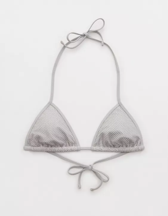 Aeo Aerie The Sun-Lover Metallic Bikini Top