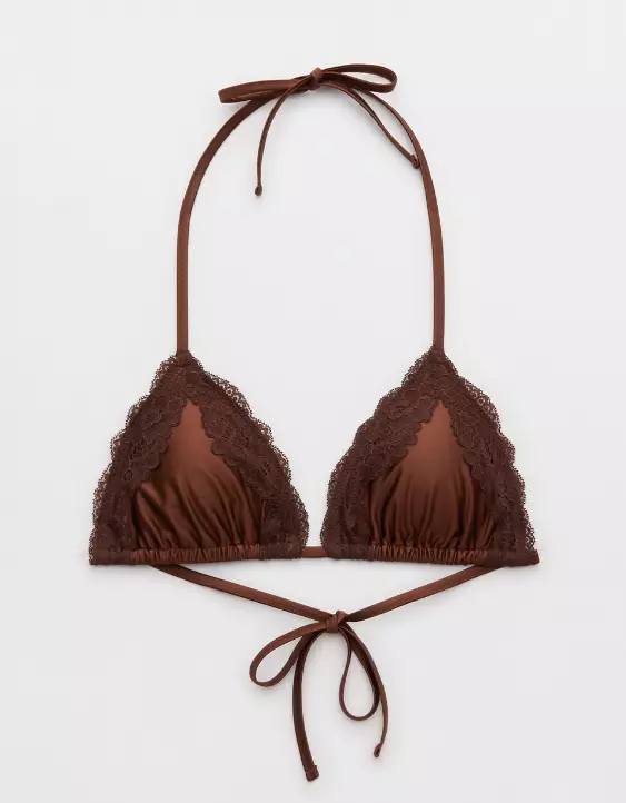 Aeo Aerie The Sun-Lover Shine Lace Bikini Top