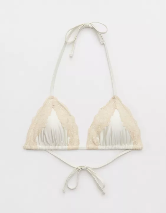 Aeo Aerie The Sun-Lover Shine Lace Bikini Top