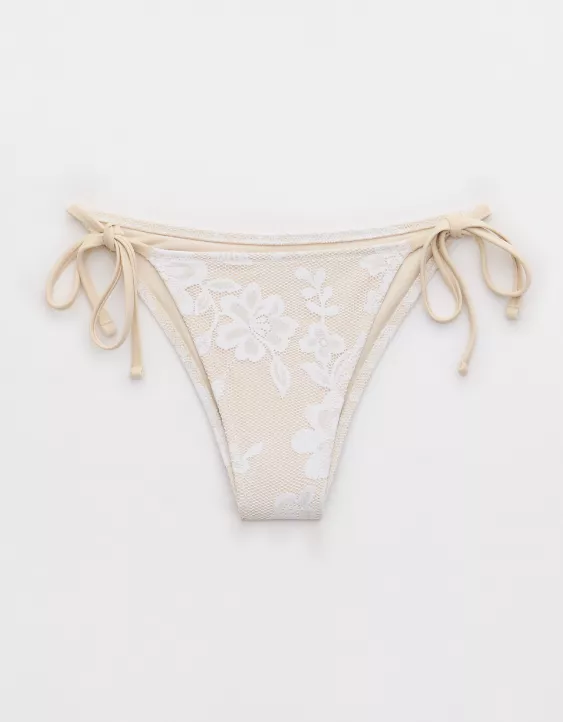 Aeo Aerie The Sunbun Lace Bikini Bottom