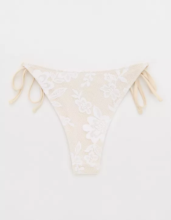 Aeo Aerie The Sunbun Lace Bikini Bottom