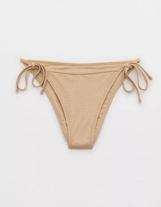 Aeo Aerie The Sunbun Metallic Bikini Bottom