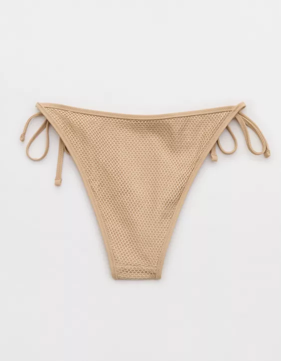 Aeo Aerie The Sunbun Metallic Bikini Bottom