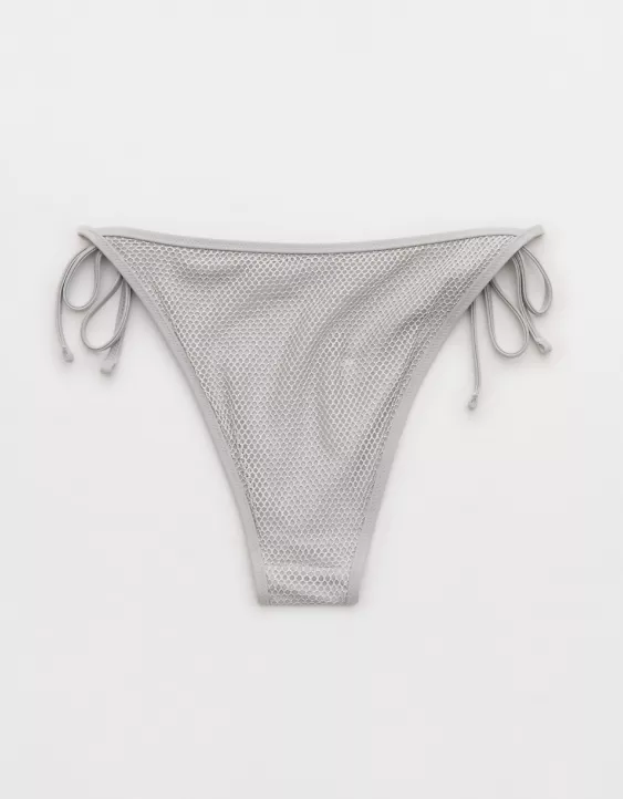 Aeo Aerie The Sunbun Metallic Bikini Bottom