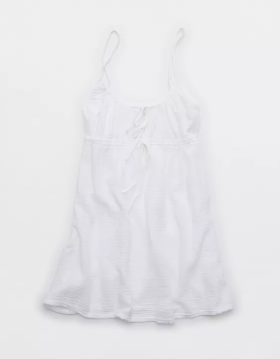 Aeo Aerie Tie Front Coverup Dress