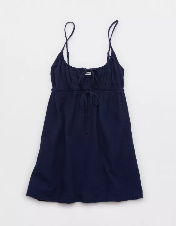 Aeo Aerie Tie Front Coverup Dress