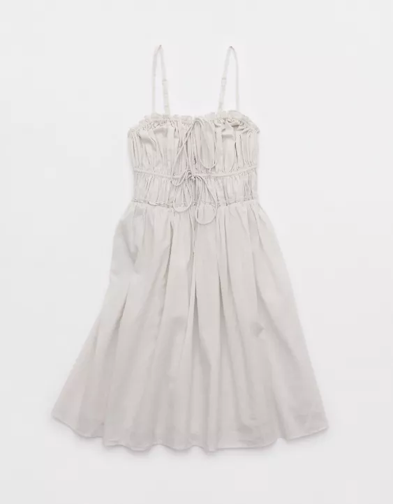Aeo Aerie Tie Front Mini Dress