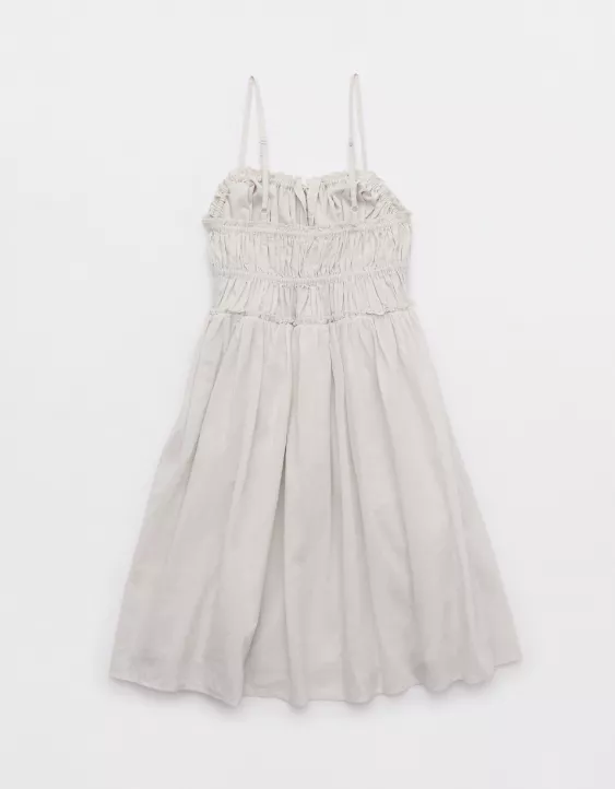 Aeo Aerie Tie Front Mini Dress