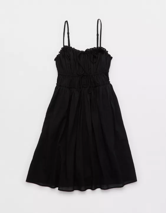 Aeo Aerie Tie Front Mini Dress