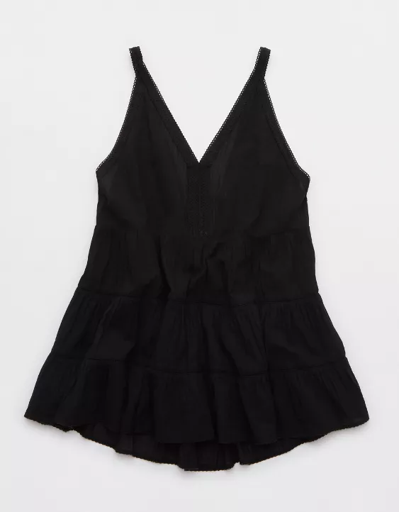 Aeo Aerie Tiered Coverup Mini Dress