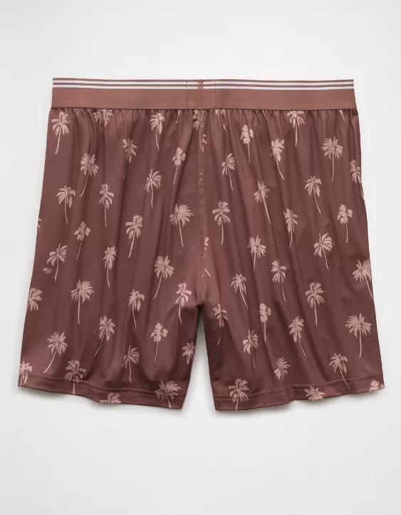 Aeo AEO Men's Palm Trees Ultra Soft Pocket Boxer Short