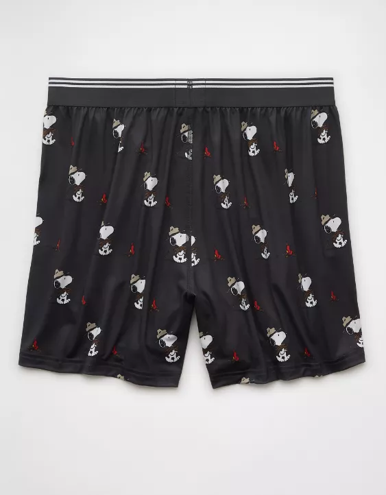 Aeo AEO Men's Snoopy Camp Ultra Soft Pocket Boxer Short