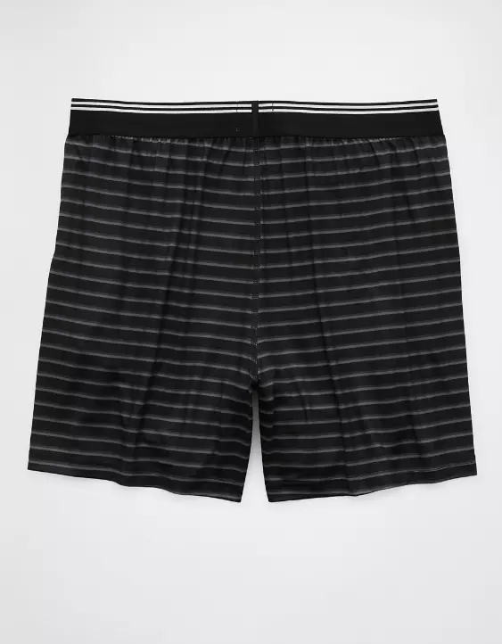 Aeo AEO Men's Striped Ultra Soft Pocket Boxer Short