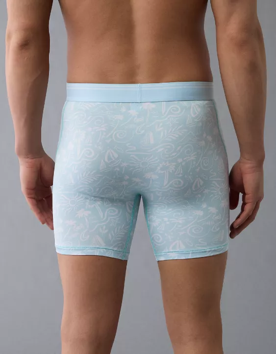 Aeo AEO Men's Summer Doodles 6" Ultra Soft Boxer Brief