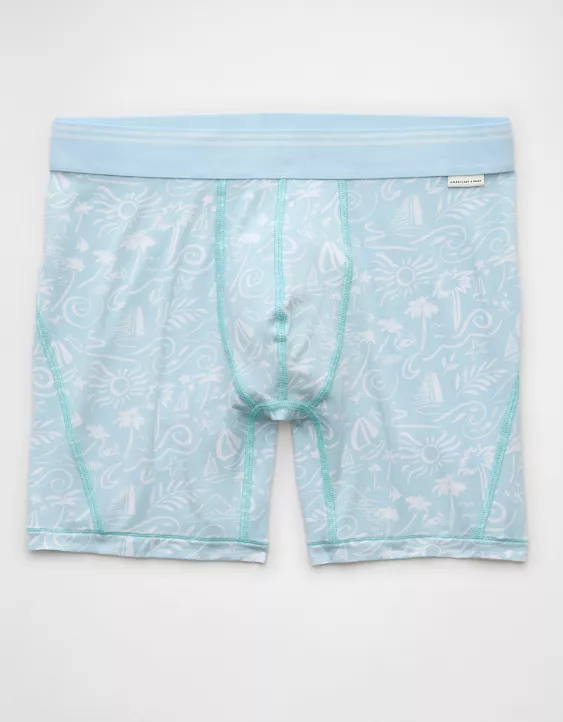 Aeo AEO Men's Summer Doodles 6" Ultra Soft Boxer Brief