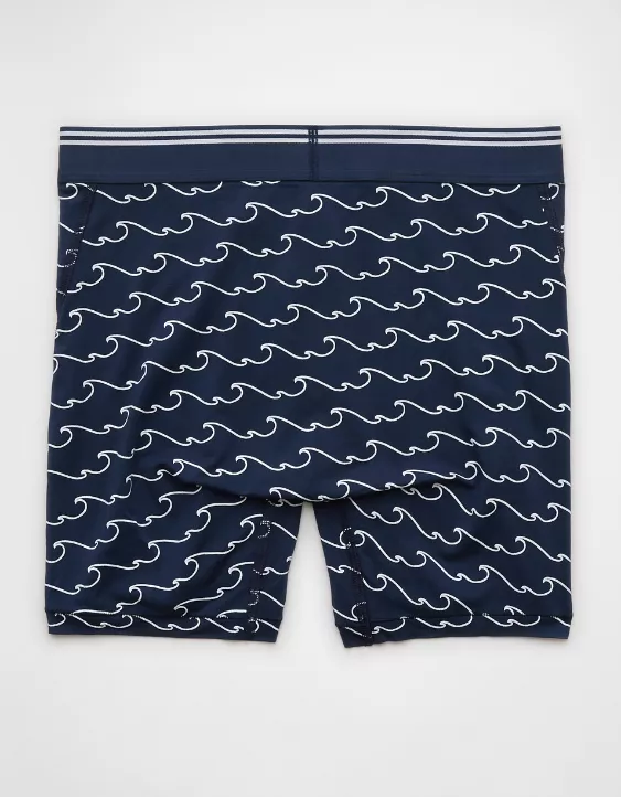 Aeo AEO Men's Wavy Stripes 6" Ultra Soft Boxer Brief