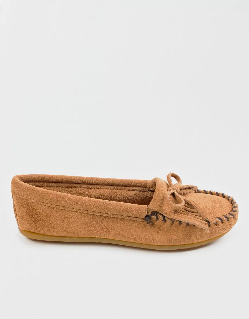 Aeo Minnetonka Women's Kilty Hardsole Moccasin
