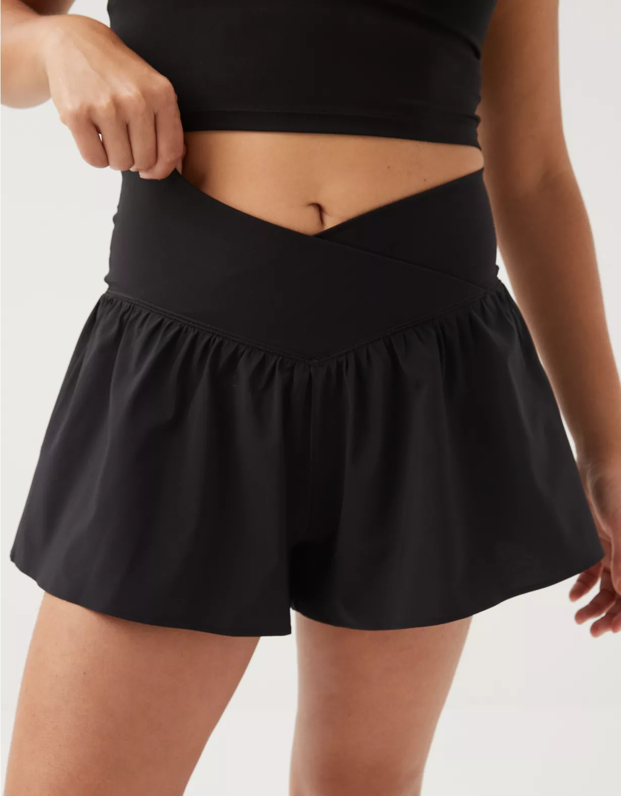 aeo OFFLINE By Aerie Real Me Crossover Flowy Short