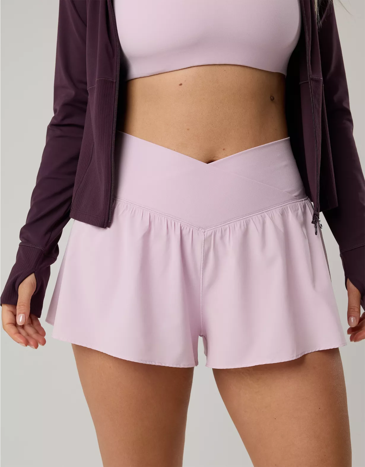 aeo OFFLINE By Aerie Real Me Crossover Flowy Short