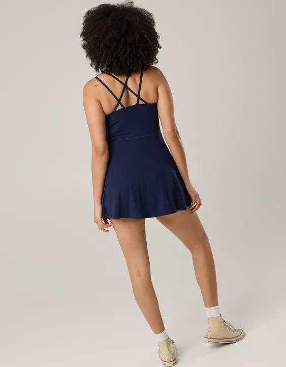 Aeo OFFLINE By Aerie Real Me Hold Up Strappy Dress