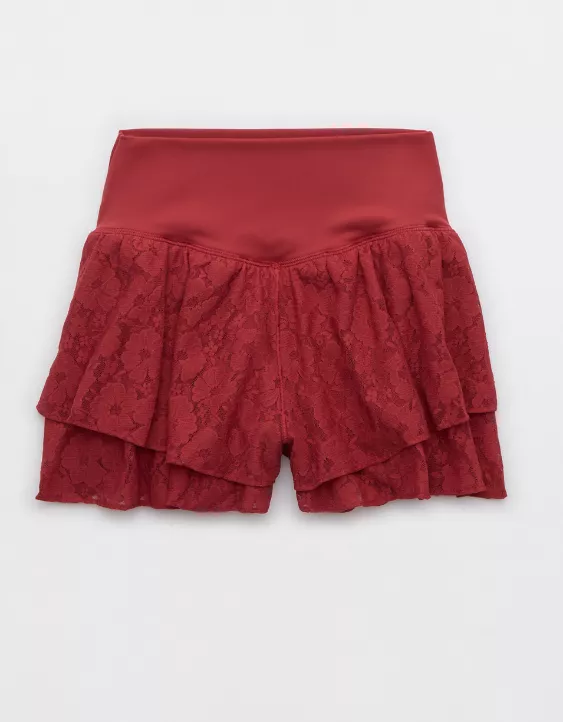 Aeo OFFLINE By Aerie Real Me Lace Flowy Short