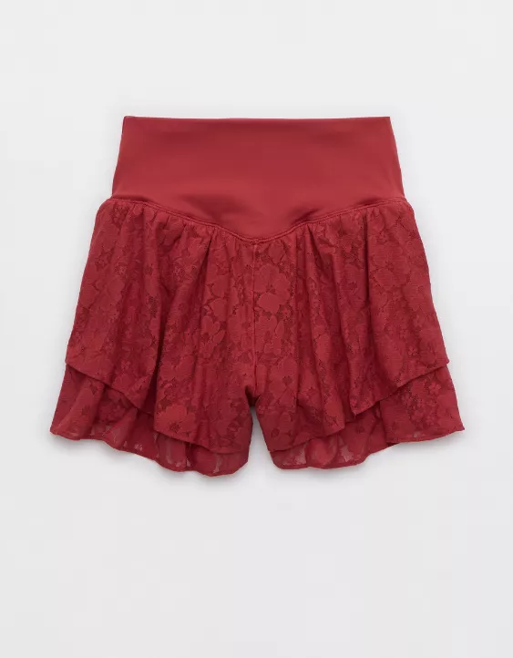 Aeo OFFLINE By Aerie Real Me Lace Flowy Short
