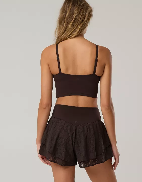 Aeo OFFLINE By Aerie Real Me Lace Flowy Short