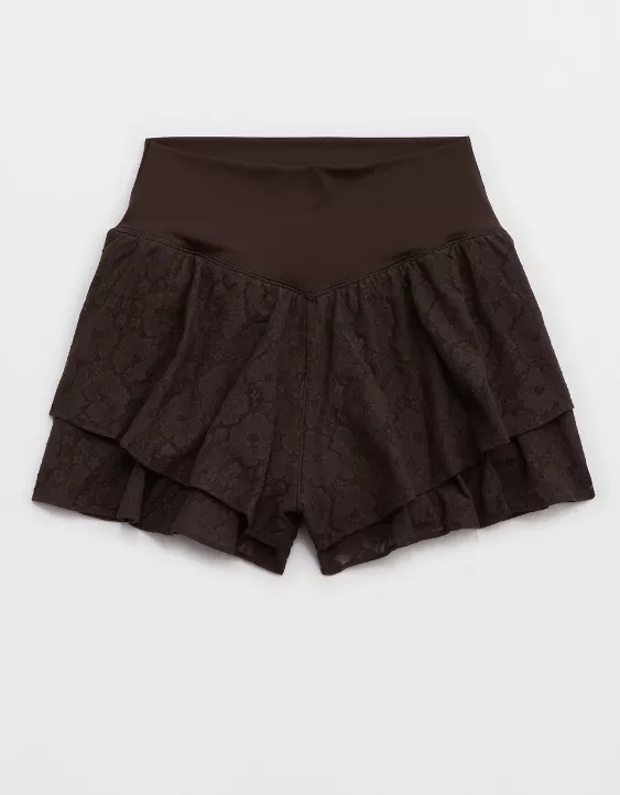 Aeo OFFLINE By Aerie Real Me Lace Flowy Short