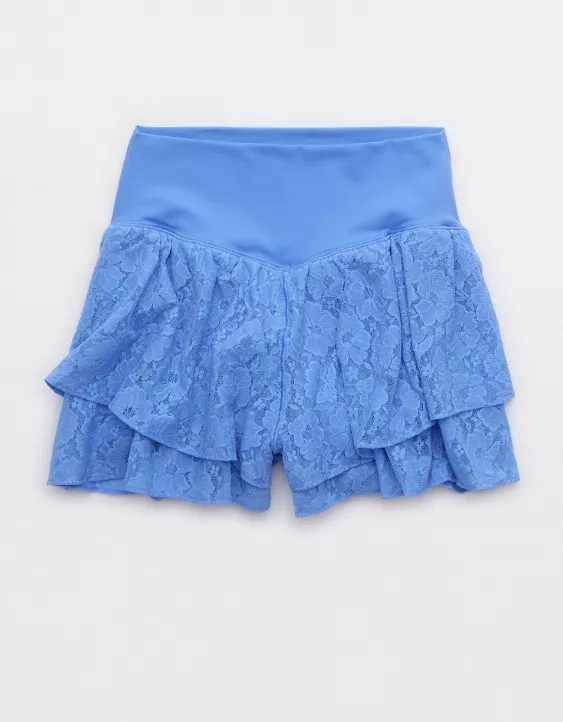 Aeo OFFLINE By Aerie Real Me Lace Flowy Short