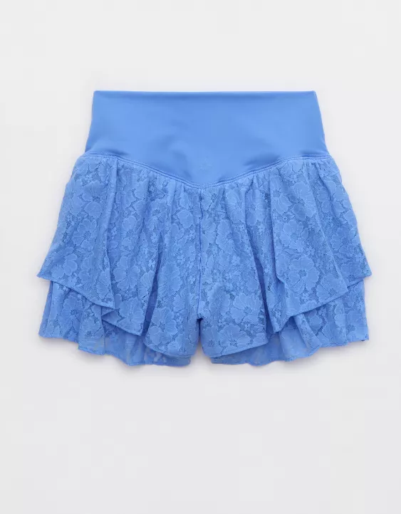 Aeo OFFLINE By Aerie Real Me Lace Flowy Short