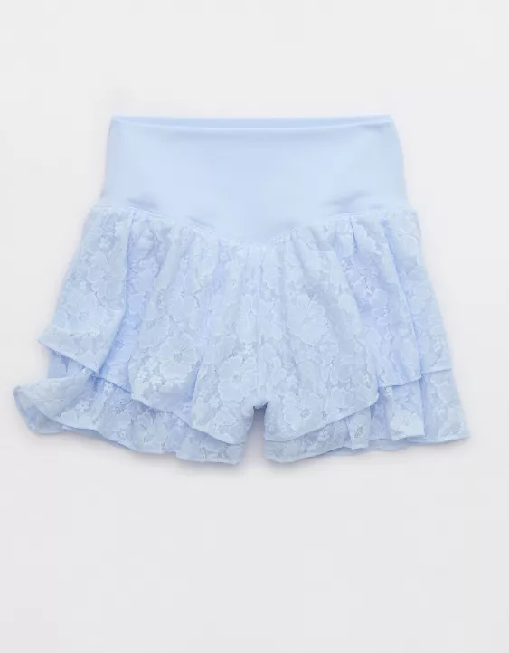 Aeo OFFLINE By Aerie Real Me Lace Flowy Short