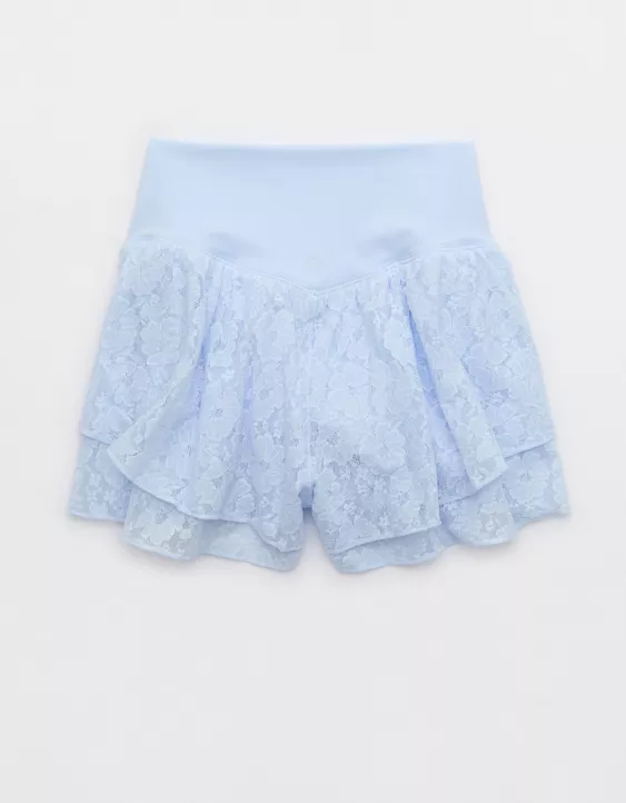 Aeo OFFLINE By Aerie Real Me Lace Flowy Short