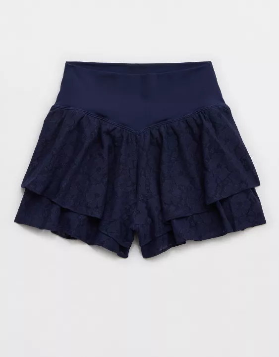 Aeo OFFLINE By Aerie Real Me Lace Flowy Short