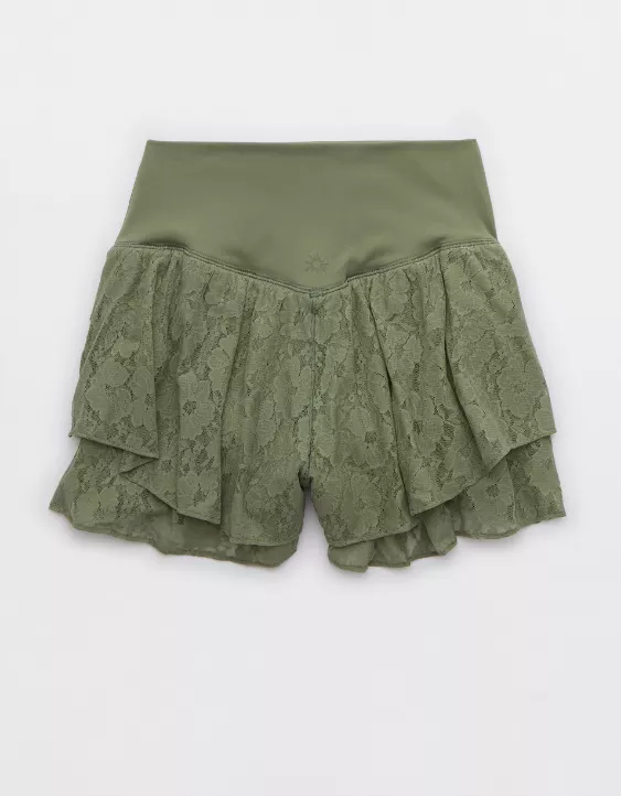 Aeo OFFLINE By Aerie Real Me Lace Flowy Short